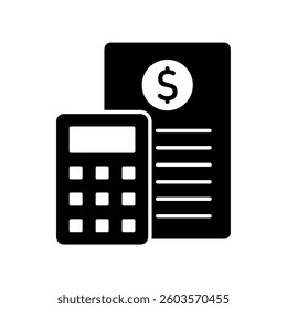 Icon a accounting, isolated against a clean background.