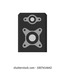 Icon acoustic music sound black speaker