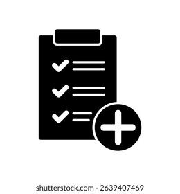 Icon a add task, isolated against a clean background.