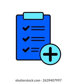 Icon a add task, isolated against a clean background.
