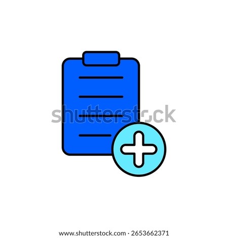 Icon a add task, isolated against a clean background.