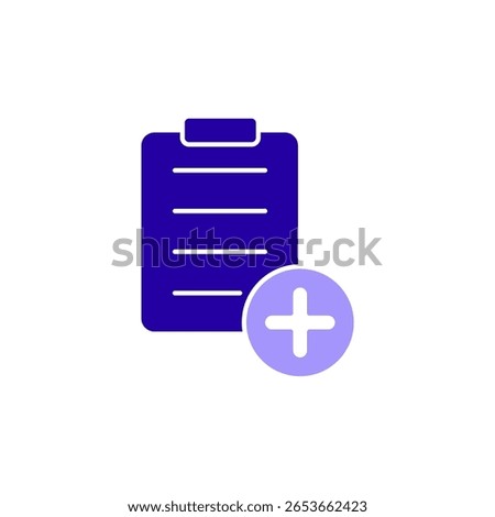 Icon a add task, isolated against a clean background.