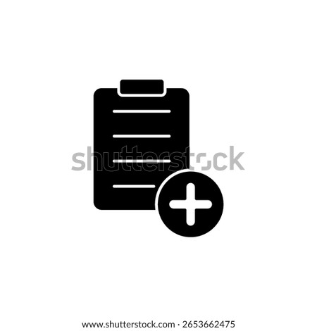 Icon a add task, isolated against a clean background.