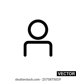 The icon of Add user. Simple flat icon illustration of Add user. Add user icon Vector illustration logo template for many purpose.