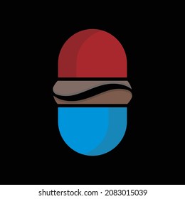 icon of addictive coffee bean capsules