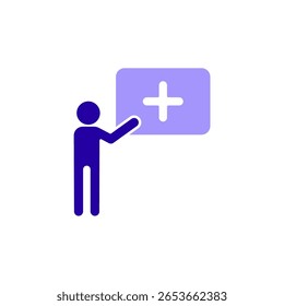 Icon a additional, isolated against a clean background.