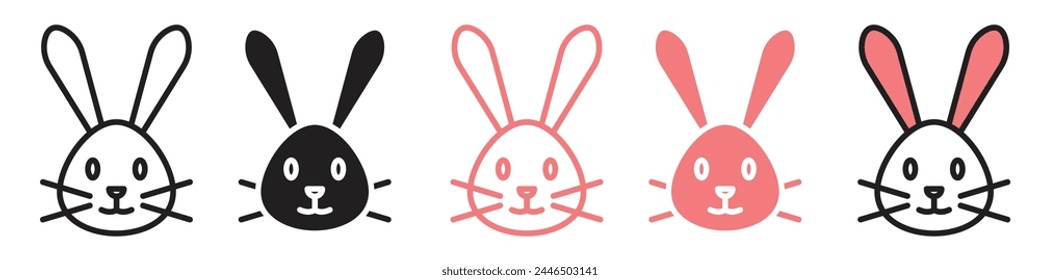 Icon of Adorable Easter Bunny Ears for a Festive Springtime Symbol