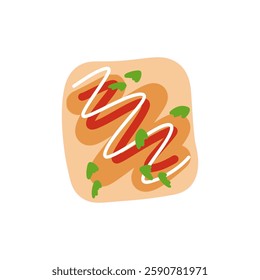 Icon af bread for breakfast