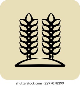 Icon Agriculture. related to Environment symbol. glyph style. simple illustration. conservation. earth. clean