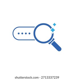 Icono de un explorador AI, aislado contra un fondo limpio.