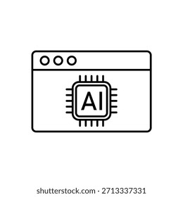 Icon a AI Hub, isolated against a clean background.