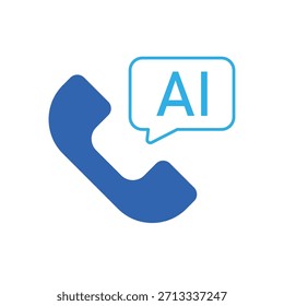 Ícone de um operador de IA, isolado contra um fundo limpo.
