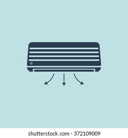 Icon of Air Conditioner. EPS-10.