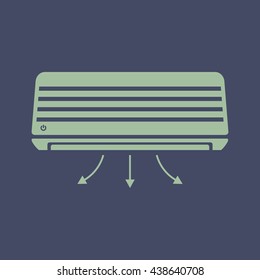 Icon of Air Conditioner. Eps-10.