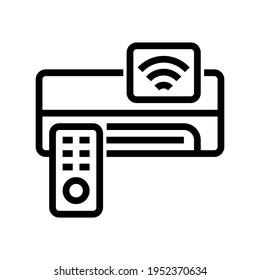 Icon  Air Conditioner With Style Outline 