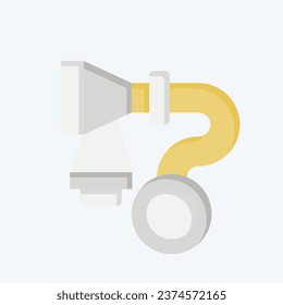 Icon Air Filter. related to Car Maintenance symbol. flat style. simple design editable. simple illustration
