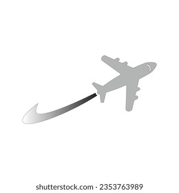 icon air plane show template design