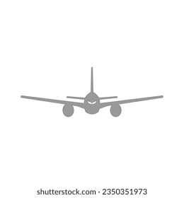 icon air plane template design trendy