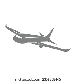 icon airplane cargo template design trendy