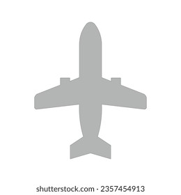 icon airplane illustration design template