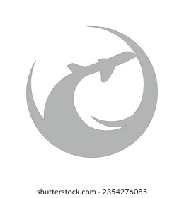 icon airplane show template design trendy