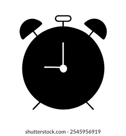 Icon of an alarm clock, perfect for time management or scheduling concepts.