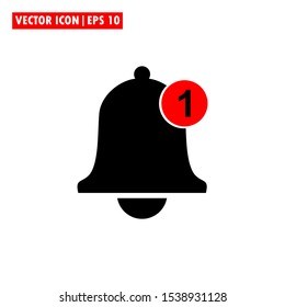 icon alarm vector simple design line fill glyph