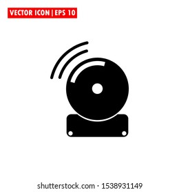 icon alarm vector simple design line fill glyph