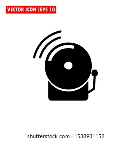 icon alarm vector simple design line fill glyph
