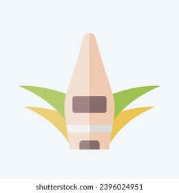 Icon Aloe Vera Gel. related to Cosmetic symbol. flat style. simple design editable. simple illustration