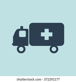 Icon of Ambulance. EPS-10.