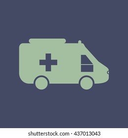 Icon of Ambulance. Eps-10.