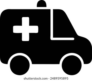 icon for ambulance medical car