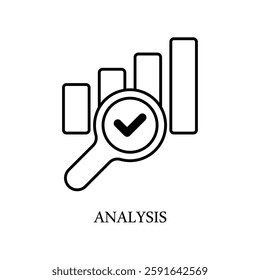 Icon a analysis, isolated against a clean background.