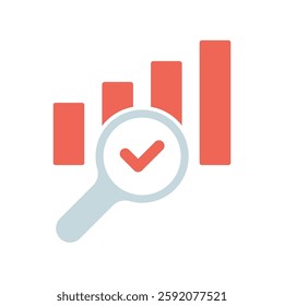 Icon a analysis, isolated against a clean background.
