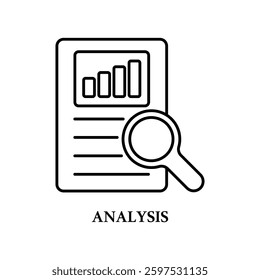 Icon a analysis, isolated against a clean background.