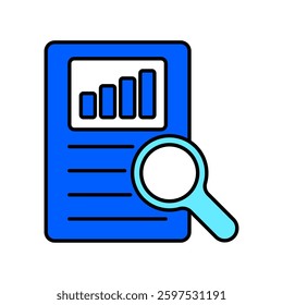 Icon a analysis, isolated against a clean background.