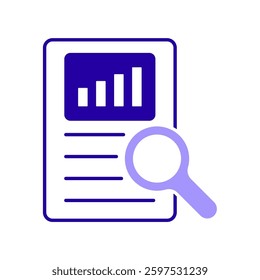 Icon a analysis, isolated against a clean background.