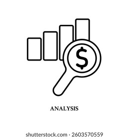 Icon a analysis, isolated against a clean background.