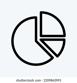 Icon Analytics. suitable for Startup symbol. line style. simple design editable. design template vector. simple illustration