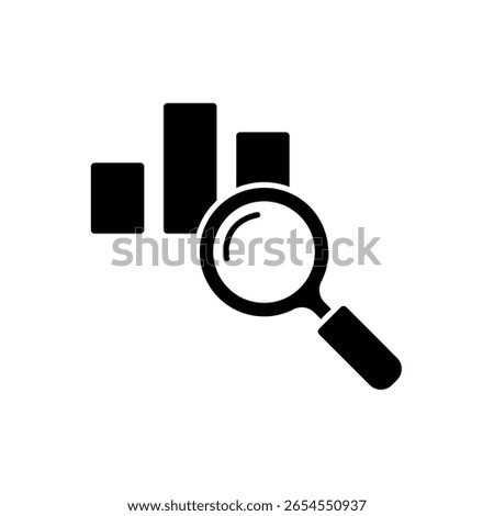 Icon a analyzing, isolated against a clean background.
