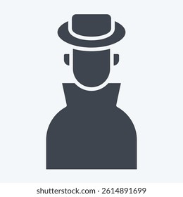Icon Ananymity. related to Cryptocurrency symbol. glyph style