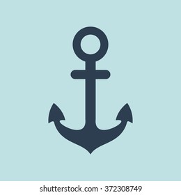 Icon of Anchor. EPS-10.