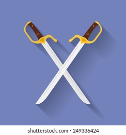 Icon of ancient swords. 