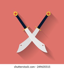 Icon of ancient swords. 