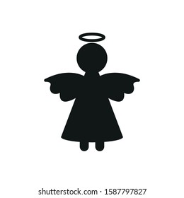 Icon Angel Simple Vector Illustration Stock Vector (Royalty Free ...