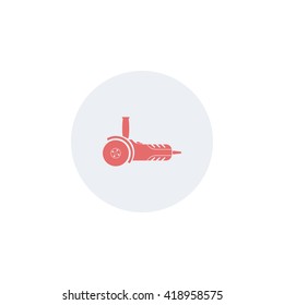 Icon angle grinder.