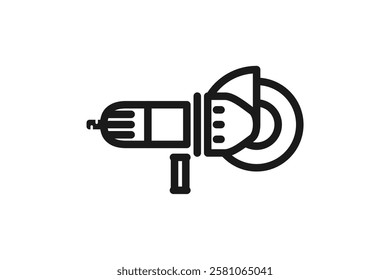 icon angle grinder iron cutting tool