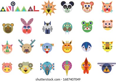 icon animal design. have 22 animal. It so cut