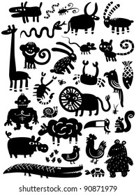 icon animal set